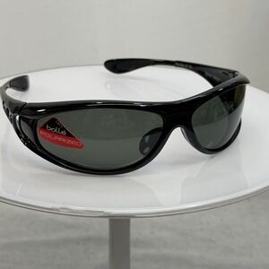 Bolle Spiral 10425 Polarized Sunglasses Black Wrap Around Mauritius CE TQ